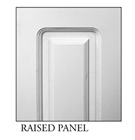 Square Corner Double-Raised panel for square, non-tapered crafftsman column available from CheapColumn.com