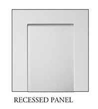 Example of Recessed panel for square, tapered Craftsman columns