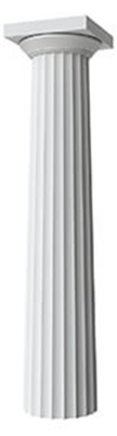 RoyalCast Greek Doric Fluted Shaft Column